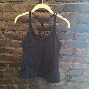 Lululemon Black Strappy Tank Top